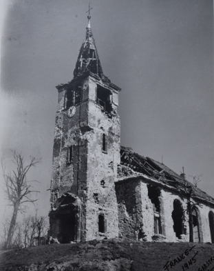 église de Wingen après la bataille